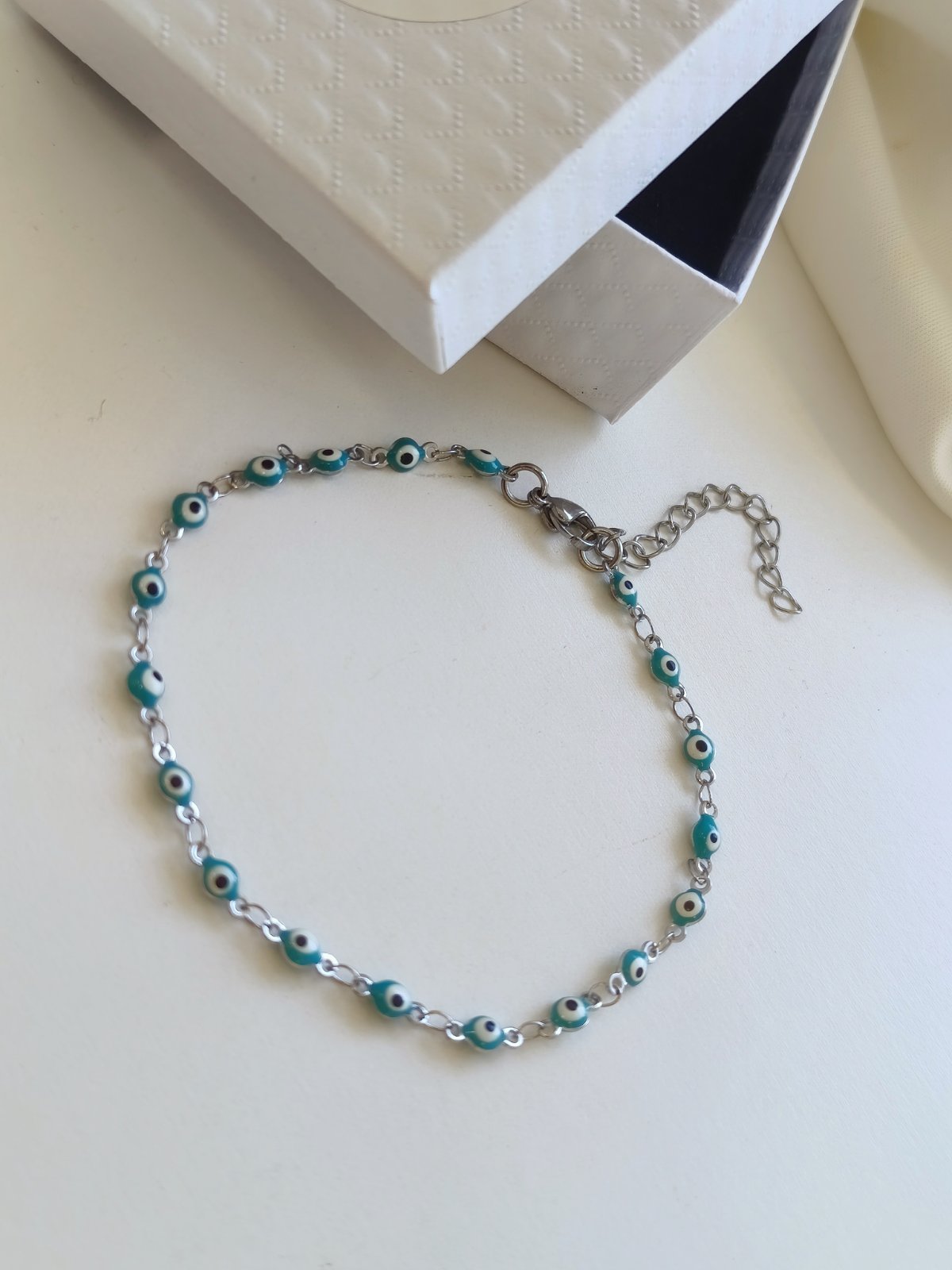 Matakia Silver Anklet