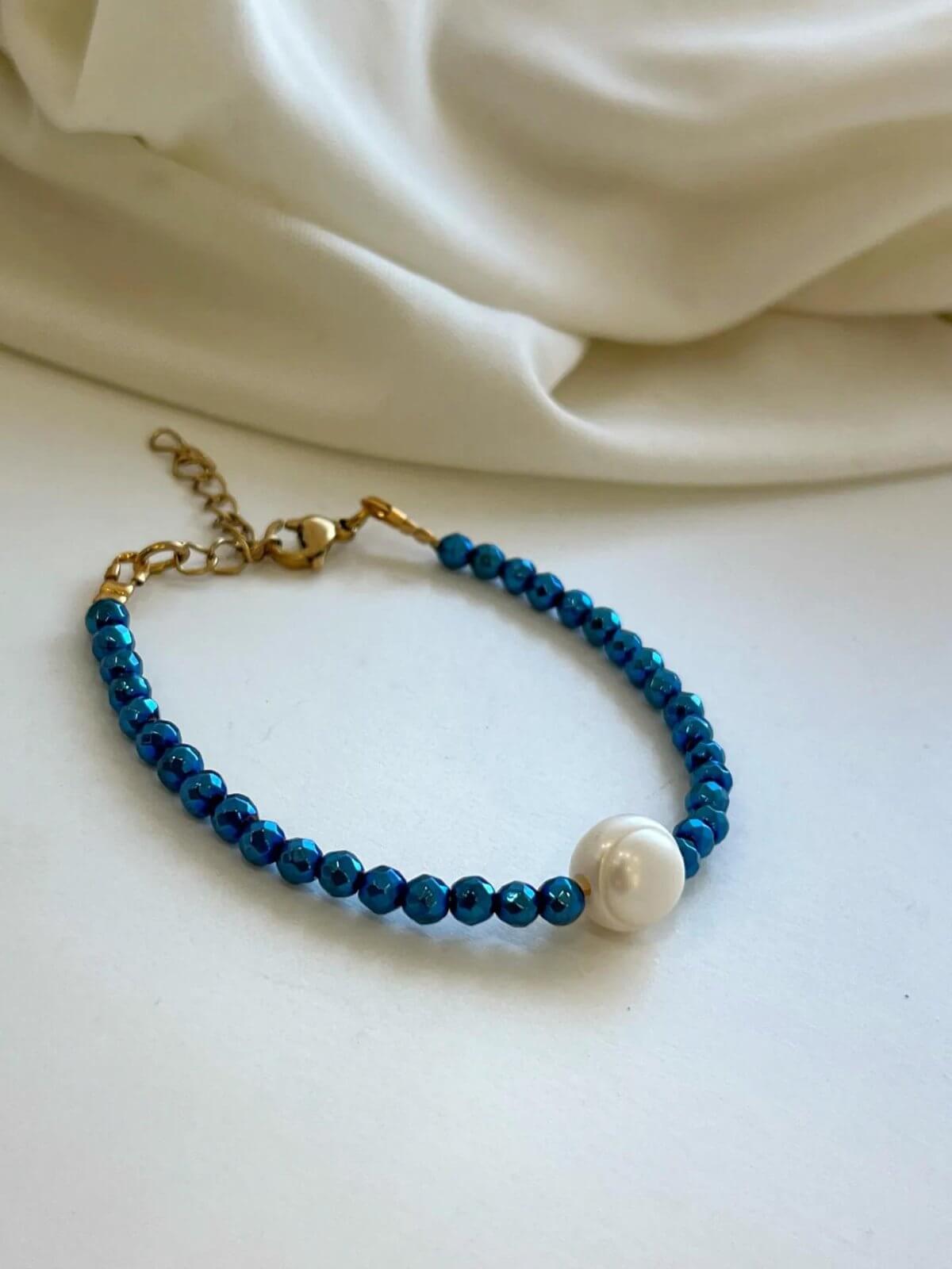Blue Hematite Bracelet